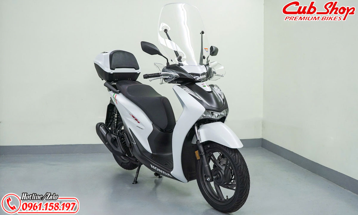 SH Ý 2025, Honda SH150i Sport Edition Màu Trắng Ngọc Trai Kèm Full Phụ Kiện